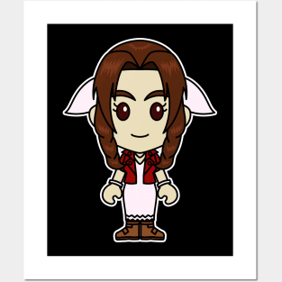 Chibi Aerith Posters and Art